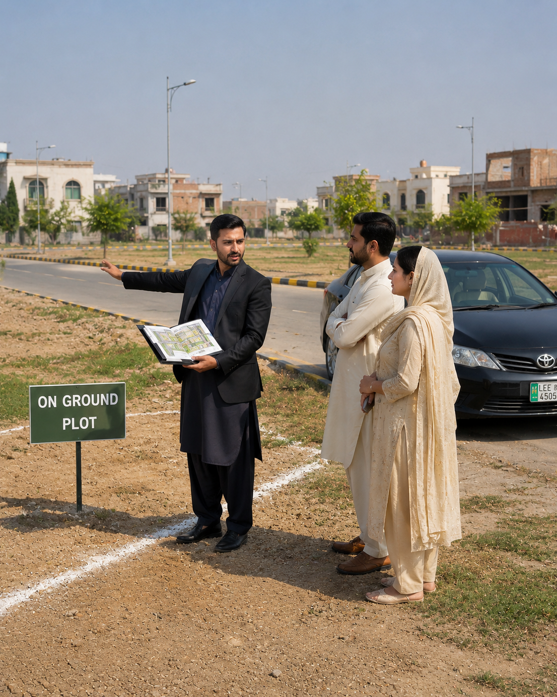 On-Ground Plots Al-Maalik Garden